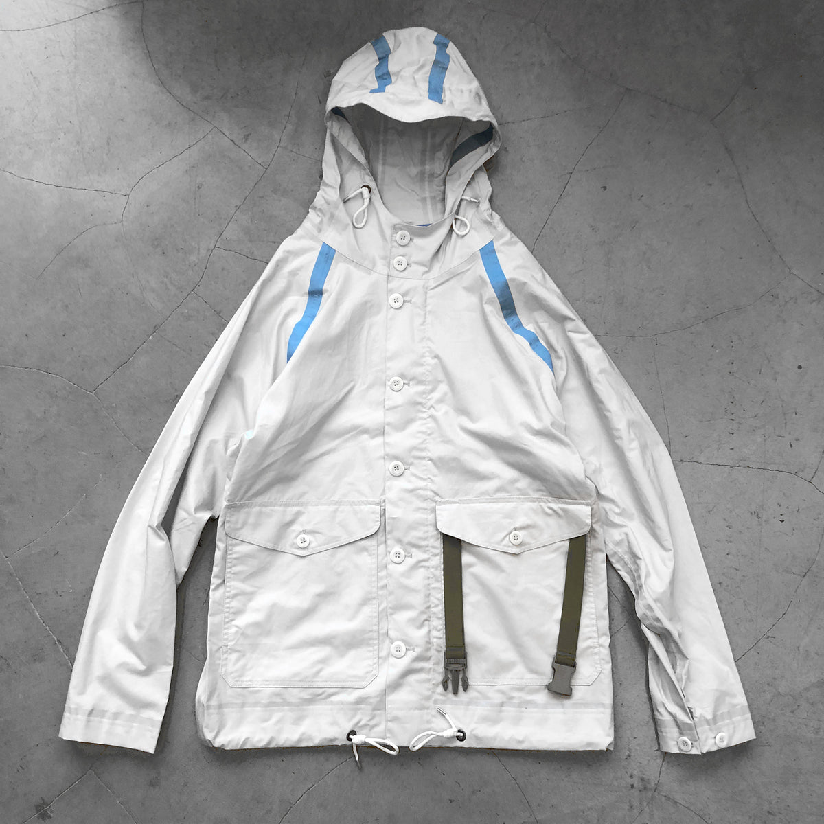 Nigel Cabourn Aircraft Taped Packaway Jacket White – HOLY CLUB