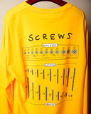 Tom Sachs Log Jam "Screws" Long Sleeve T-Shirt