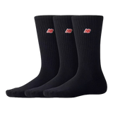 New Balance Patch Logo Crew Socks LAS33763BK