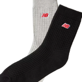 New Balance Waffle Knit Ankle Socks 2 Pack LAS42132AS1