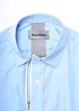Beautilities Utility Zip Shirt Light Blue