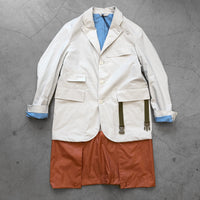 Nigel Cabourn Packaway Blazer Jacket White