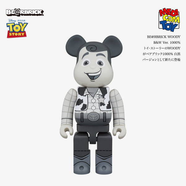 BE@RBRICK Toy Story Woody Black & White Version 1000％