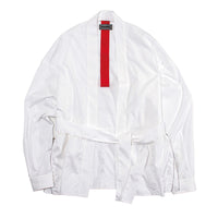 Beautilities 8-Pocket Kimono Shirt White