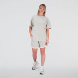New Balance Uni-ssentials Undyed Cotton Jersey T-Shirt Greige Stripes UT31553GST