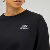 New Balance Uni-ssentials French Terry Crewneck Sweatshirt Black UT21501BK