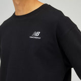 New Balance Uni-ssentials French Terry Crewneck Sweatshirt Black UT21501BK