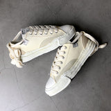 Maison MIHARA YASUHIRO x Nigel Cabourn Over Dyed Ivory Sneaker