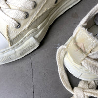 Maison MIHARA YASUHIRO x Nigel Cabourn Over Dyed Ivory Sneaker