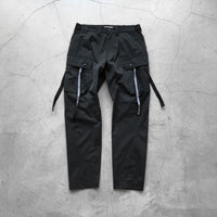 White Mountaineering Stretched Cargo Tapered Pants Black
